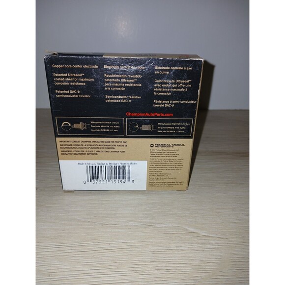 Set Of 4 Champion Copper Plus Spark Plugs 835 UL81C Federal-Mogul 2017 New - Picture 8 of 16
